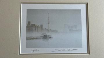 Jan Groenhart, zicht op de Zaan en Wormer (Lassie) beschikbaar voor biedingen