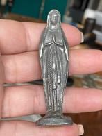 Antiek Maria beeldje 8 cm met stempel – devotiebeeld, Ophalen of Verzenden