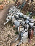 Oude zinken gieters, Ophalen, Gebruikt