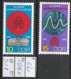 DDR Uni Rostock Michel 1519-20 Nr.D13p, Postzegels en Munten, Postzegels | Europa | Duitsland, Verzenden, DDR, Postfris