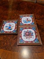 Antieke Tegeltjes - Set van 3, Ophalen of Verzenden