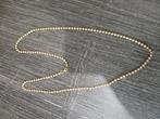 14 k gouden balletjes ketting 12,8 gram 60 cm, Sieraden, Tassen en Uiterlijk, Kettingen, Ophalen of Verzenden, Nieuw, Goud, Goud