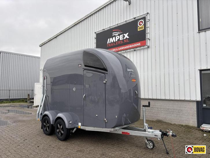 Bij Impex Bockmann Master WCF leigrijs zadelk alu bodem, Dieren en Toebehoren, Paarden en Pony's | Trailers en Aanhangwagens, Nieuw