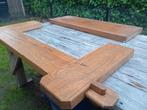 Dikke massieve eiken balken €15, Doe-het-zelf en Verbouw, Hout en Planken, Ophalen, Eiken, Zo goed als nieuw, 50 mm of meer