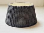 Gebreide grijze lampenkap, Nieuwstaat, Rond, Ophalen of Verzenden, Zo goed als nieuw, Grijs
