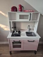Ikea speelgoed keukentje roze wit met accessoires, Kinderen en Baby's, Speelgoed | Speelkeukens, Ophalen, Zo goed als nieuw, Hout