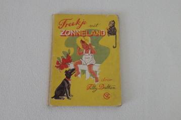 Oud kinderboek Freekje uit Zonneland, Tilly Dalton, jaren 50 beschikbaar voor biedingen