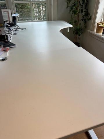 bureaus rond en rechthoek - Wit