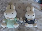 3 x Nijntje knuffel, grote knuffels en rammelaar baby, Ophalen of Verzenden, Zo goed als nieuw, Konijn