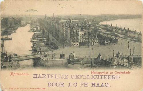 (300-245-043) Rotterdam Haringsvliet en Oosterkade, Verzamelen, Ansichtkaarten | Nederland, Zuid-Holland, Verzenden