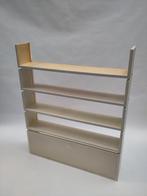 Vintage houten boekenkast wandrek met kastje hout kast rek, Ophalen, 100 tot 150 cm, ., 100 tot 150 cm