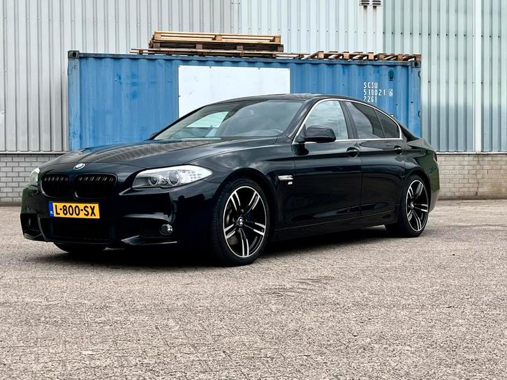 BMW 5-Serie 3.0 I 528 AUT 2011 Zwart, Auto's, BMW, Particulier, 5-Serie, Benzine, B, Sedan, Automaat, Geïmporteerd, Zwart, Zwart