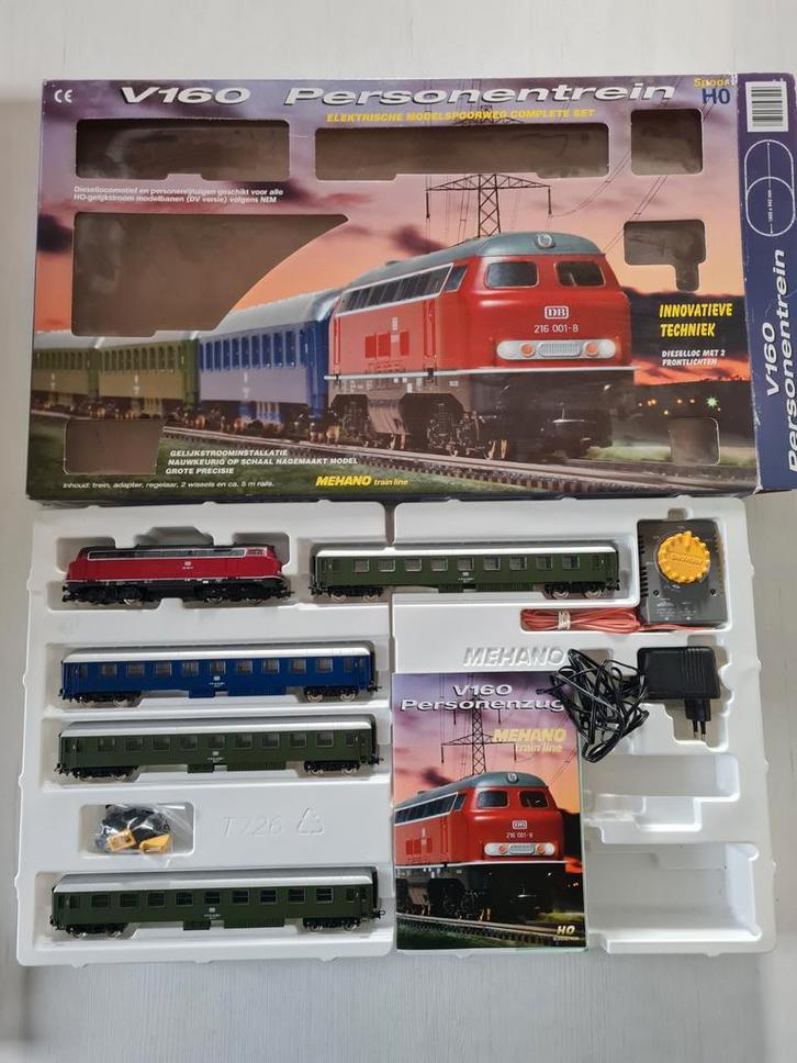 Mehano DB startset T726 (zonder rails) H0, Hobby en Vrije tijd, Modeltreinen | H0, Zo goed als nieuw, Treinset, Fleischmann, Ophalen of Verzenden
