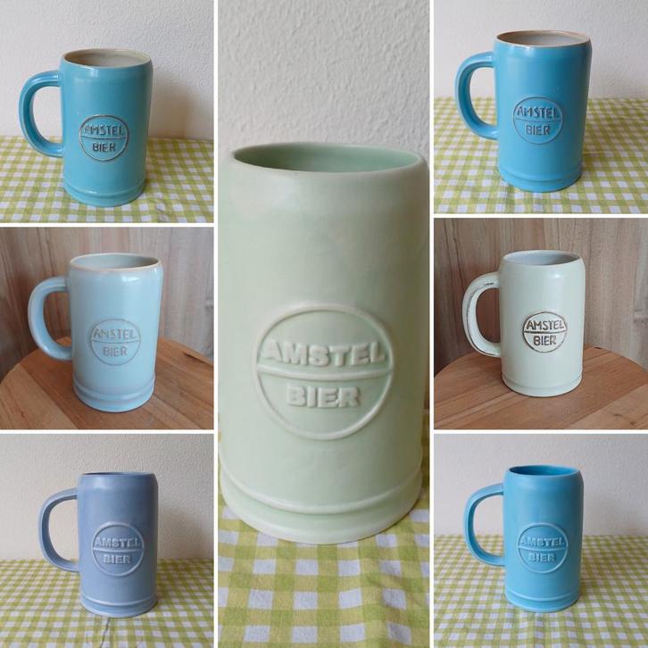Amstel Bierpullen - Diverse Kleuren, Verzamelen, Biermerken, Zo goed als nieuw, Pul(len), Amstel, Ophalen of Verzenden