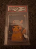 Opgelet oplichting - pikachu with grey felt hat, Hobby en Vrije tijd, Verzamelkaartspellen | Pokémon, Ophalen of Verzenden, Zo goed als nieuw