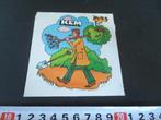 sticker KLM  kleding  Tuinman, Verzamelen, Ophalen, Zo goed als nieuw, Bedrijf of Vereniging