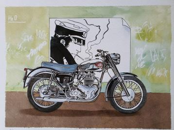 BSA Motor Art Poster (Nuccio Fine Art) beschikbaar voor biedingen