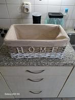 Mooie rotan mand. 43 x 27 x 16 cm., Ophalen of Verzenden, Gebruikt, Rechthoekig, Mand