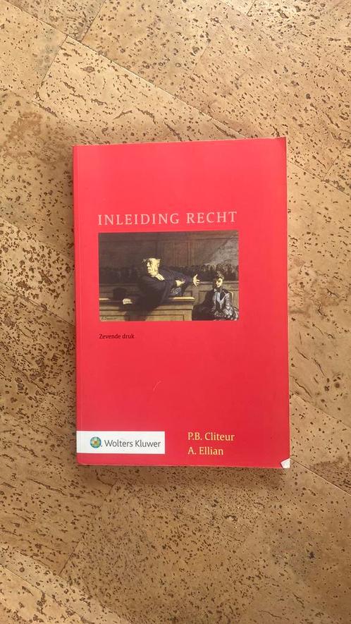 A. Ellian - Inleiding Recht, Boeken, Wetenschap, Ophalen of Verzenden