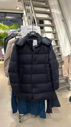 Woolrich donkerblauwe100% wollen parka met capuchon maat M, Kleding | Heren, Jassen | Winter, Gedragen, Blauw, Maat 48/50 (M)