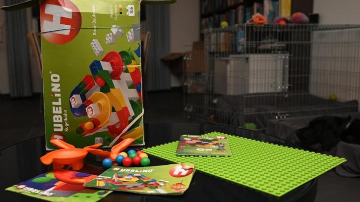 Hubelino knikkerbaan, meerdere sets in één doos (169 dlg), Kinderen en Baby's, Speelgoed | Bouwstenen, Gebruikt, Overige merken