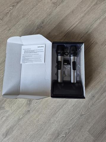 Set draadloze microfoons voor o.a. JBL partybox beschikbaar voor biedingen