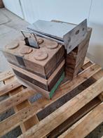 2x handige kratjes stophout., Ophalen, Gebruikt, Minder dan 25 mm, Overige typen