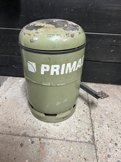 Prullenbak van oude gaslfes, Huis en Inrichting, Woonaccessoires | Prullenbakken, Nieuw, Metaal, Minder dan 50 cm, 10 tot 20 liter