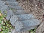 'paaltjes' border, halve manen, beton, grijs, paaltjes, Ophalen, Gebruikt, 25 tot 50 cm, Overige typen