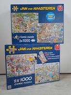 Jan van Haasteren, 2x 1000 stukjes., Ophalen of Verzenden, 500 t/m 1500 stukjes, Legpuzzel, Zo goed als nieuw