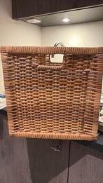 IKEA mand voor Kallax kast, Ophalen, Zo goed als nieuw, Rechthoekig, Riet