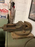 Gebruikte bankschroef, machineklem., Doe-het-zelf en Verbouw, Gereedschap | Handgereedschap, Ophalen, Gebruikt