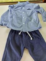 blauw bloesje mt. 86, babyclub , lange mouw en blauw broekje, Kinderen en Baby's, Babykleding | Maat 86, Babyclub, Ophalen of Verzenden