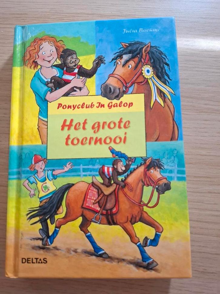 Ponyclub in galop het grote toernooi leesboek Julia boehme, Boeken, Kinderboeken | Jeugd | 10 tot 12 jaar, Zo goed als nieuw, Ophalen of Verzenden