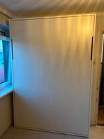 Opklapbed 140x200, Ophalen, Wit, Tweepersoons, 140 cm