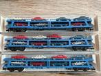 3x Fleischmann autotransporter, Gelijkstroom, Fleischmann, Wagon, Ophalen of Verzenden
