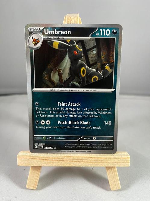 Umbreon Master Ball 059/131 | Prismatic Evolutions Pokemon, Hobby en Vrije tijd, Verzamelkaartspellen | Pokémon, Zo goed als nieuw