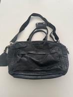 Zwarte Cowboysbag tas met schouderband, 40 tot 60 cm, Gebruikt, 20 tot 30 cm, Zwart