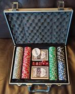 Pokerset in aluminium koffer., Hobby en Vrije tijd, Gezelschapsspellen | Kaartspellen, Ophalen of Verzenden, Zo goed als nieuw