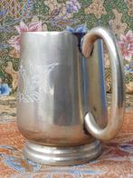 Mooie zware antieke koperen beker uit Engeland 12 cm., Ophalen of Verzenden