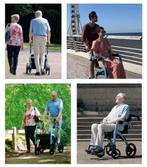 Rollz Motion, rollator en rolstoel in één, Diversen, Rolstoelen, Ophalen, Inklapbaar, Gebruikt, Duwrolstoel
