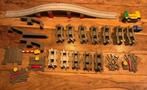 LEGO Duplo treinrails met brug, wissels en locomotief, Ophalen, Gebruikt, Losse stenen, Duplo