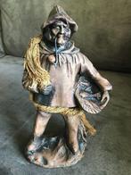 Vintage Beeldje Visser / Strandjutter., Ophalen of Verzenden, Zo goed als nieuw, Mens
