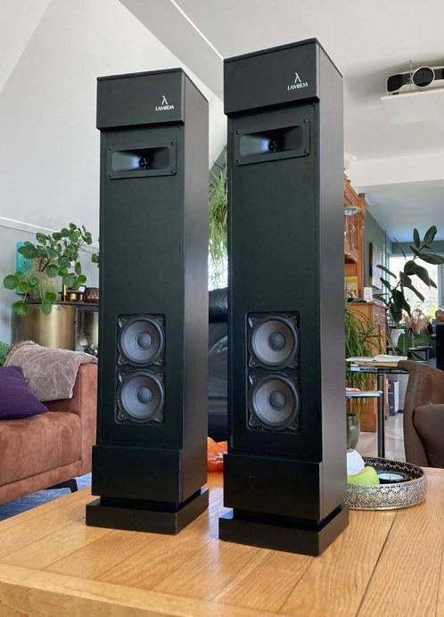 Lambda Akustik Minarett 1 - de Oostenrijkse - Top!, Audio, Tv en Foto, Luidsprekers, Zo goed als nieuw, Front, Rear of Stereo speakers