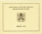 BU Set Vaticaan 2017 Blister - 1 cent t/m 2 euro, Verzenden, Vaticaanstad, Overige waardes, Setje