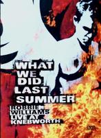 ROBBIE WILLIAMS 2 DVD WHAT WE DID LAST SUMMER, Alle leeftijden, Ophalen of Verzenden, Zo goed als nieuw