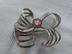 Zilveren broche met Australische Opaal, Verzenden, Minder dan 4 cm, Met edelsteen, Zilver