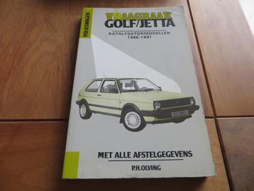 Vraagbaak Volkswagen Golf, Golf GTi/16V, VW Jetta 1986-91 beschikbaar voor biedingen