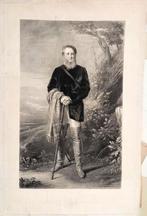 Mezzotint Joubert - Earl of Leicester 19e eeuw, Ophalen of Verzenden