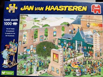 De Kunstmarkt, Jan van Haasteren, 1000 stukjes, € 9,= beschikbaar voor biedingen